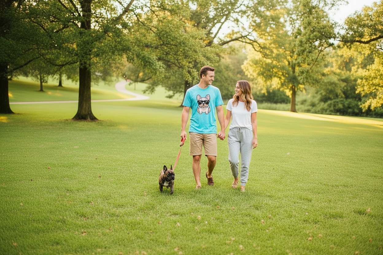 make the female wearing sweatpants and a tee shirt